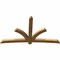 Ekena Millwork Davenport Rough Sawn Timber Gable Bracket, Western Red Cedar, 108"W x 63"H x 4"D x 6"F, 14/12 Pitch GBW108X63X0406DAV00RWR - alternate 2